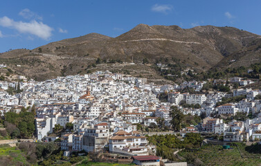Fototapeta na wymiar Blick auf Competa, Andalusien, Spanien 