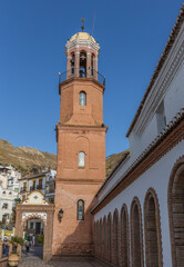 Obraz premium Die Kirche Nuestra Señora de la Asuncion in Competa, Andalusien, Spanien 