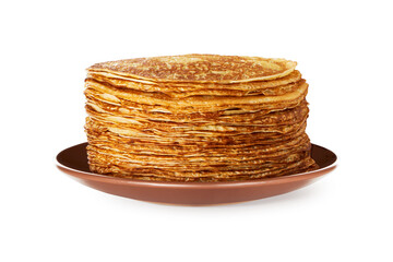 Pancakes or Blinis are Ukrainian, Russian and Belarusian national dish.. Blinis Big Stack of...