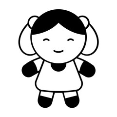 Russian doll Vector Icon Fully Editable

