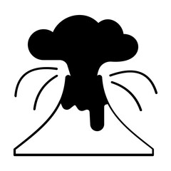 lava flow Vector Icon Fully Editable

