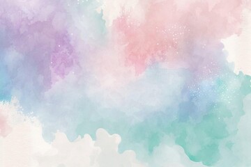 An abstract soft watercolor background. Watercolour wallpaper.
