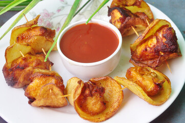 Chicken Potato Snck
