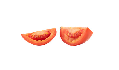 Tomato isolated in clipping path