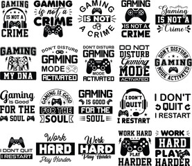 Gaming svg design,gamer svg design, svg, gaming svg cut files, svg, design, gaming typography, eps. - obrazy, fototapety, plakaty