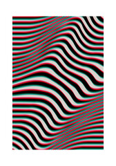 Fototapeta premium Minimal 20s geometric design poster, vector template with primitive shapes
