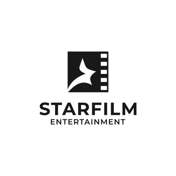 Star film entertainment logo design inspiration