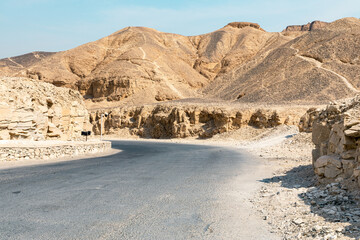 Valley of Kings in Luxor. The tombs of the pharaohs. Luxor. Egypt. Africa. 