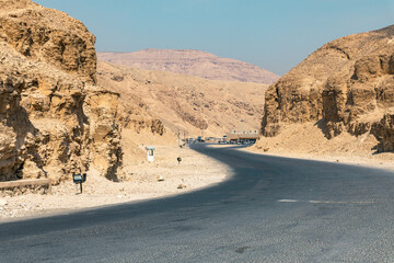 Valley of Kings in Luxor. The tombs of the pharaohs. Luxor. Egypt. Africa. 