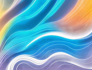 abstract background with waves