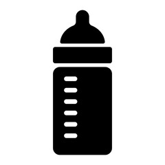 Baby Bottle icon vector