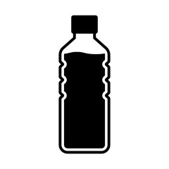 bottle icon in trendy flat design