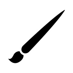 paint brush icon vector