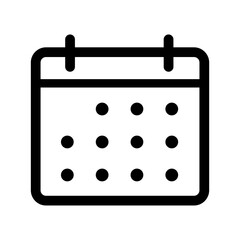 Calendar date icon vector