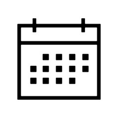 Calendar icon vector