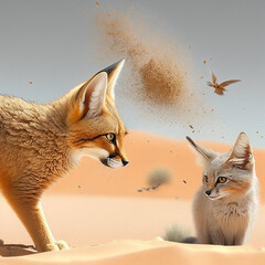 Fototapeta premium red fox vulpes