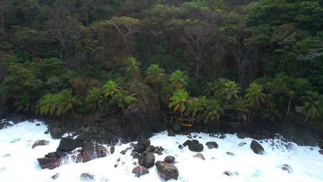 Rocks at the coast of Capurgana, Colombia