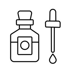 Chemical test Vector Icon

