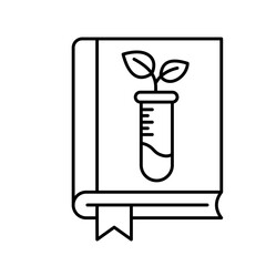 Agricultural book Vector Icon

