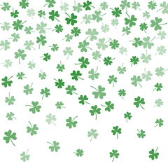 St. Patrick's day clover background
