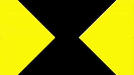 Moving on screen transitions kit with striped pattern. Smooth geometry animation graphic overlay, sunny yellow orange colors, alpha transparent channel