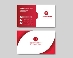 Business card design, creative ,minimalist, clean business card template design