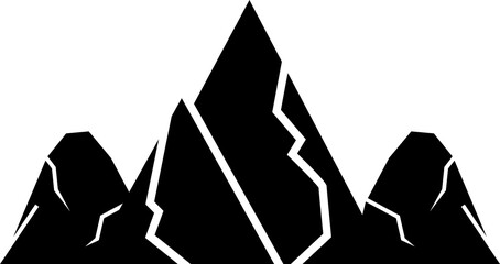 mountain range silhouette illustration