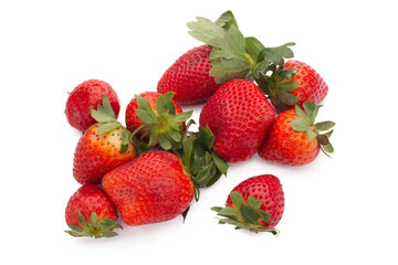strawberries isolated, png file