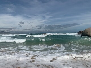a surfy beach