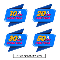 bundle Sale labels design Discount tags collection with percent set, 10, 20, 30, 50 blue,pink,yellow