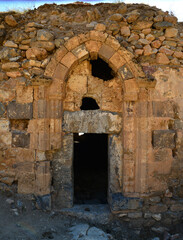 Fototapeta na wymiar Located in Van, Turkey, the church of Saint Thomas was built in the 10th century.