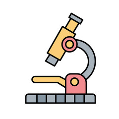 Microscope Vector Icon

