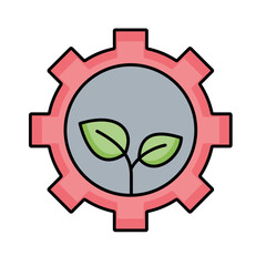 Smart agriculture Vector Icon

