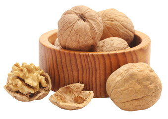 Walnut isolated