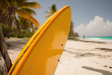 surfboards on the beach