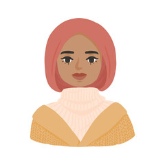portrait of a hijab woman