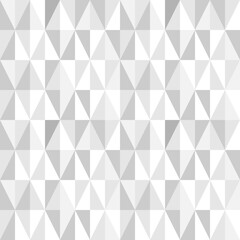 Fashionable monochrome background of gray triangles - seamless geometric pattern.
