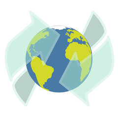 Reciclaje y economía circular para un planeta sostenible. © Ebarcala