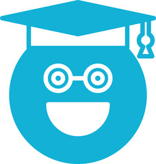 graduated student emoticon