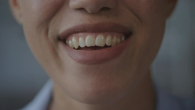 Perfect smile of an African American Woman
