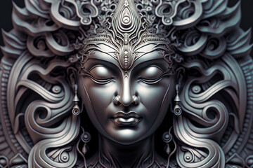 AI-Generated Indian Statue