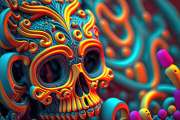 AI Generated Pirate Skull