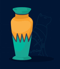 egyptian culture vase