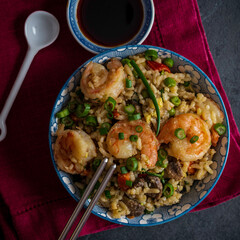 Shrimp fried rice