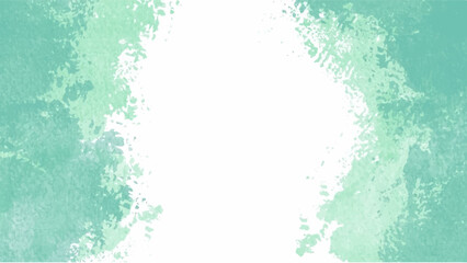 Abstract green watercolor background for your design, watercolor background concept, vector.