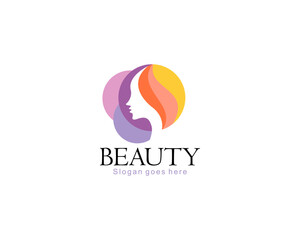 Beauty and salon logo template, Creative business golden beauty spa cosmetics logo collection