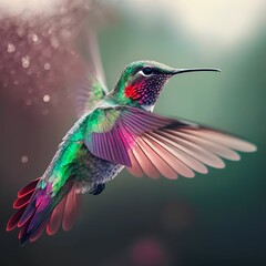 Fototapeta premium Hummingbird in Flight - Desktop Wallpapers