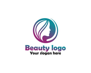 Female logo templates collection, Beauty woman logo for your business