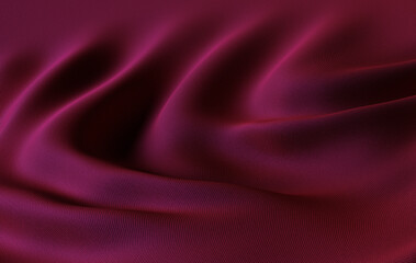 Background fabric. Beautiful folds of fabric. Background for advertising. 3d rendering.