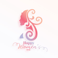 beautiful happy women's day greeting background for mother love